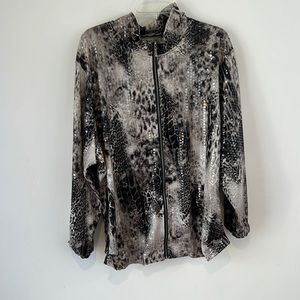 Animal print jacket